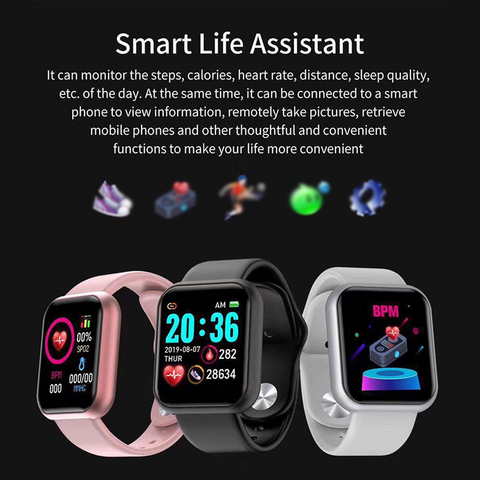 smartwatch digital esportivo para Android e IOS